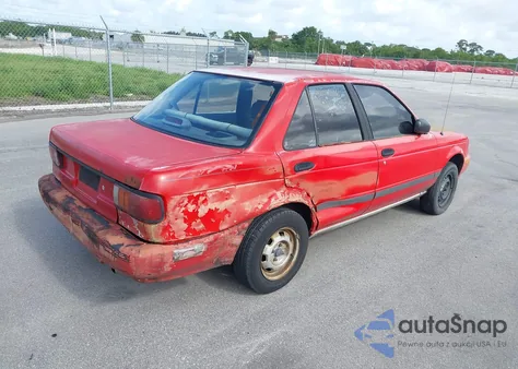 1991 Nissan Sentra из США, поврежденный, VIN JN1EB31P8MU013920